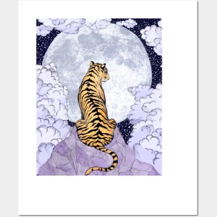 Tiger Moon Colour Version Posters and Art